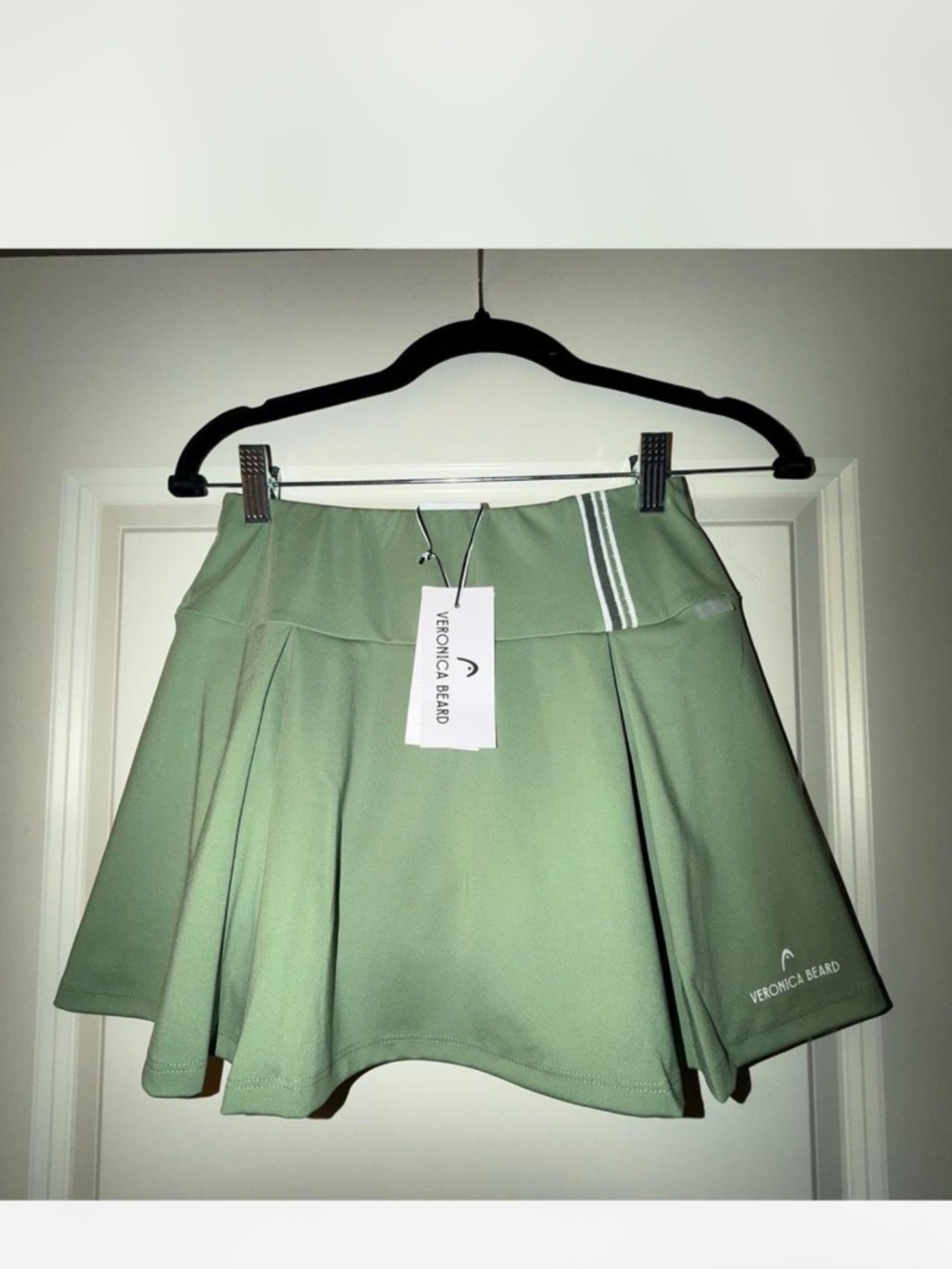 Veronica beard x Head green tennis skirt & tank - matching set (Small) - Picture 6 of 12